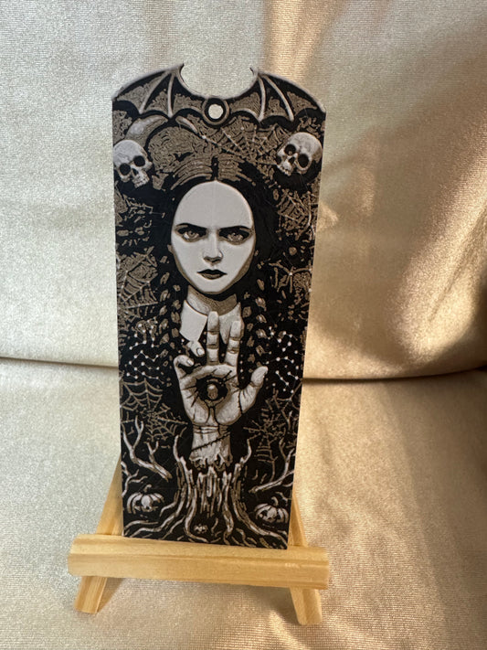 Wednesday Addams Boekenlegger - Handgemaakt