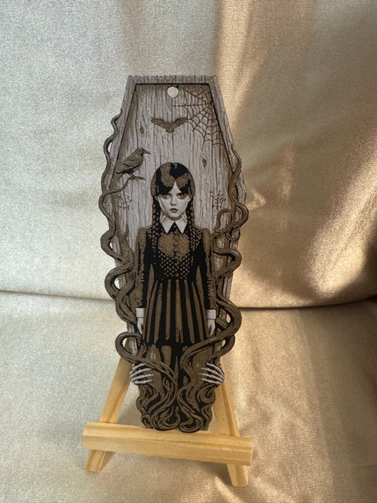 Wednesday Addams Boekenlegger - Handgemaakt