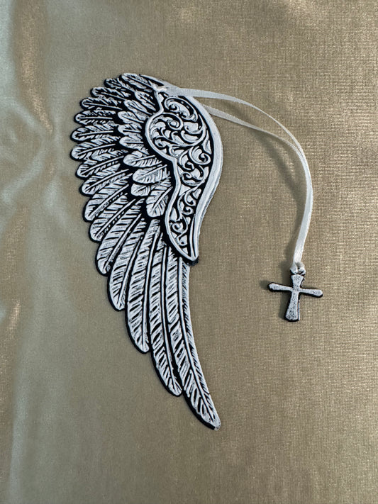 Engel Vleugel Boekenlegger met Kruis